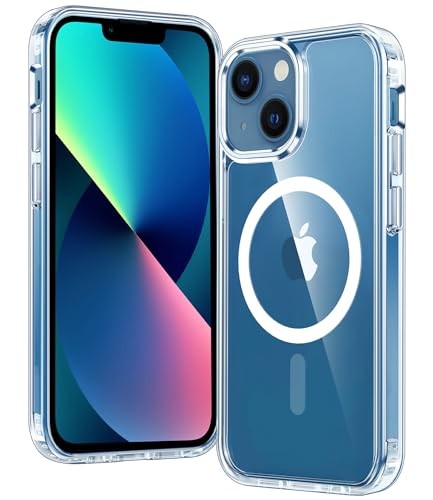 ゴ*様 iPhone12mini for iPhone 13 Mini Case: iPhone 12 Mini Magnetic Slim Clear