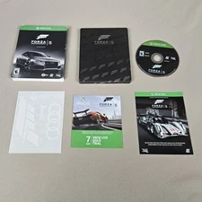 Forza Motorsport 5 Limited Edition Steelbook Xbox One Game Inserts Stickers 