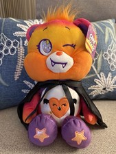 NEW Care Bears 10  Inch Spooky Sparkle Bear Vampire Halloween Animal Adventures