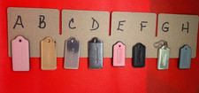 COACH SIGNATURE CHARMS KEY FOB KEY RING select 1.75" .75" inch approx
