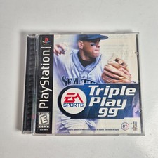 Triple Play 99 Sony PlayStation 1 PS1 Complete CIB Tested Working