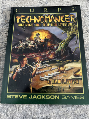 GURPS - TECHNOMANCER - RPG ROLEPLAYING GAME BOOK - STEVE JACKSON GAMES