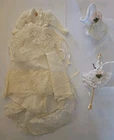 Vintage Doll Wedding Dress & Accessory Made By Mary Brant