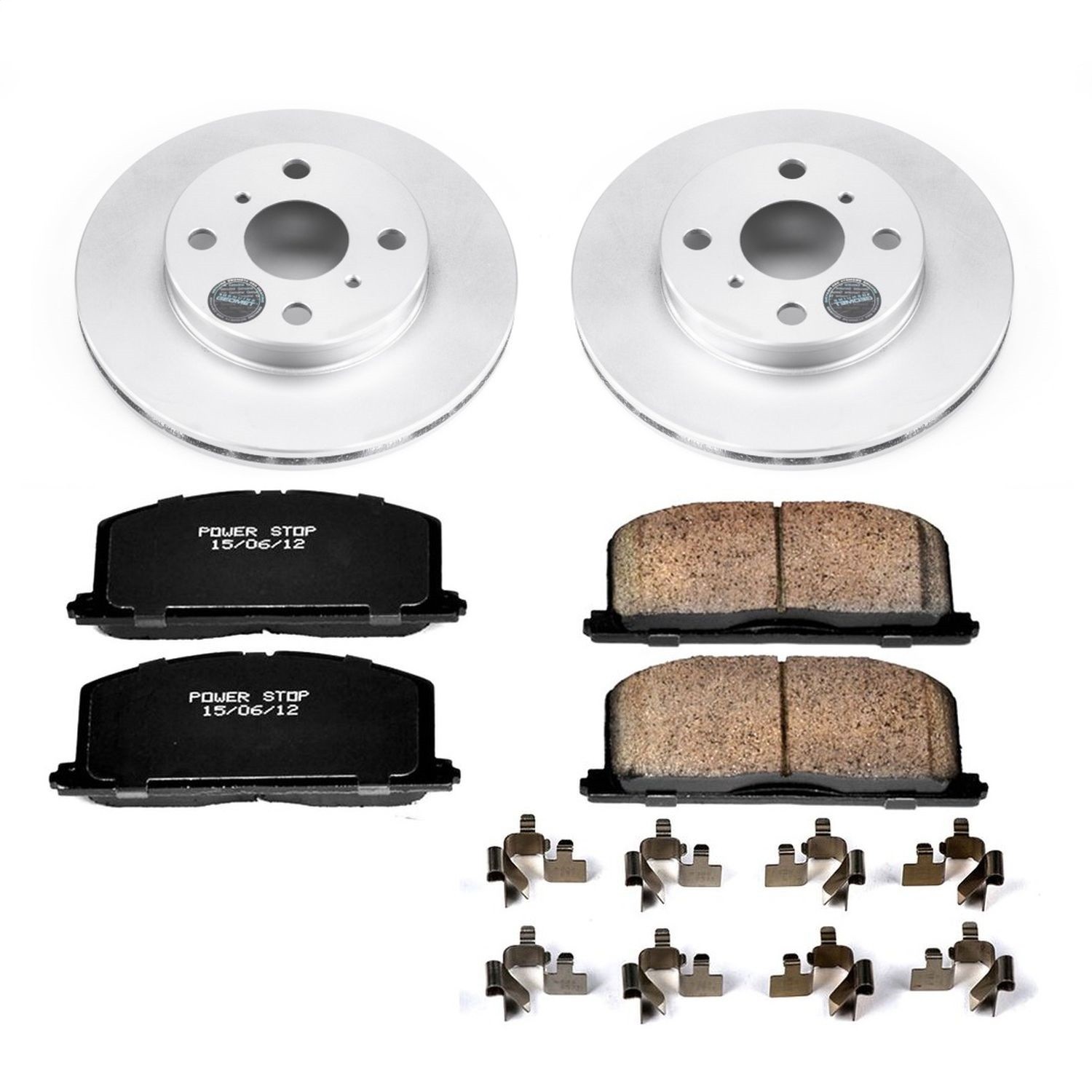 Powerstop Crk4782 Disc Brake Kit For 90-98 Toyota Paseo Tercel