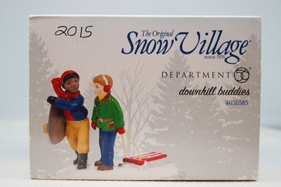 Dept 56 Snow Village - Downhill Buddies - 2015