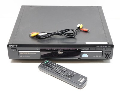 Sony DVP-NC600 5-Disc DVD/CD Player Carousel Changer Remote AV Cables Serviced