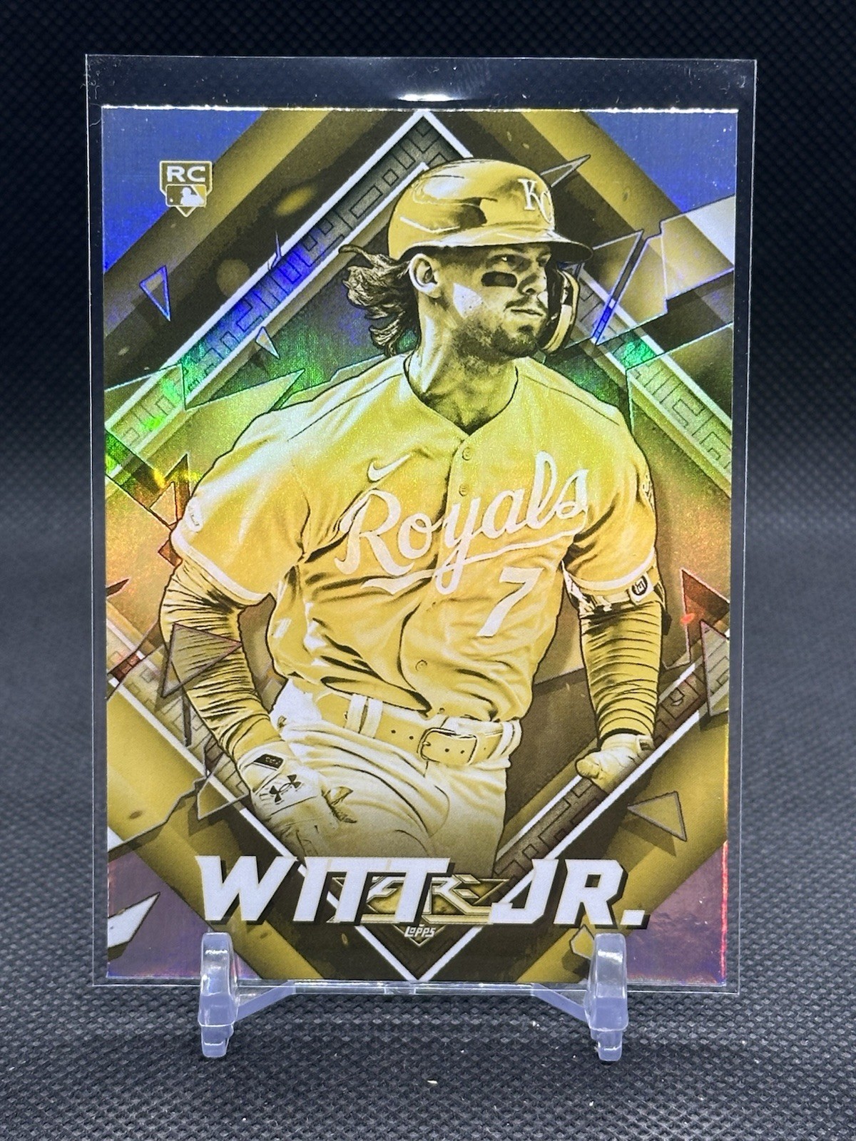 2022 Topps Fire - Bobby Witt Jr. #198 Gold Minted