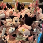 2026 Authentic HK Disney Spring Minnie & ShellieMay Cute Plush Keychain Gift New