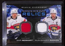 2025-26 UD Black Diamond Diamond Mine Relics Sam Reinhart Aleksander Barkov