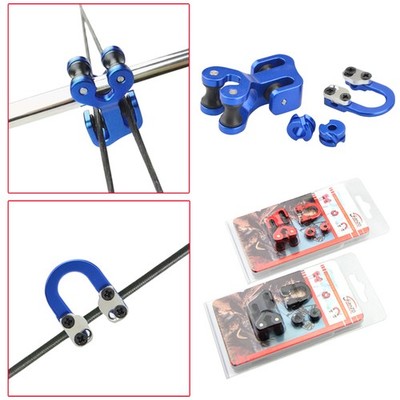 Compoundbogen Cable Slide D Loop 1/8'' 3/16'' Peep Sight Kit Bogenschießen Zubehör