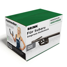 Brink Anhängerkupplung abnehmbar für Subaru Impreza Stufenheck 1992-10.2000 AHK