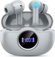 Wireless Earbuds, 2026 Bluetooth 5.4 Headphones 3D Bass Hi-Fi Stereo Ear Buds, 4