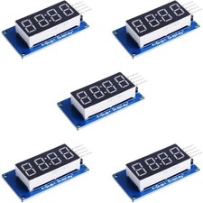 5 PCS 4 Digit 7 Segment LED Display TM1637 Module For Arduino ESP32 Clock