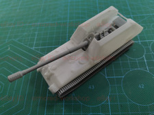 3D Printed 1/72 D series Tiger Cannon GW Tiger King tank Unpainted