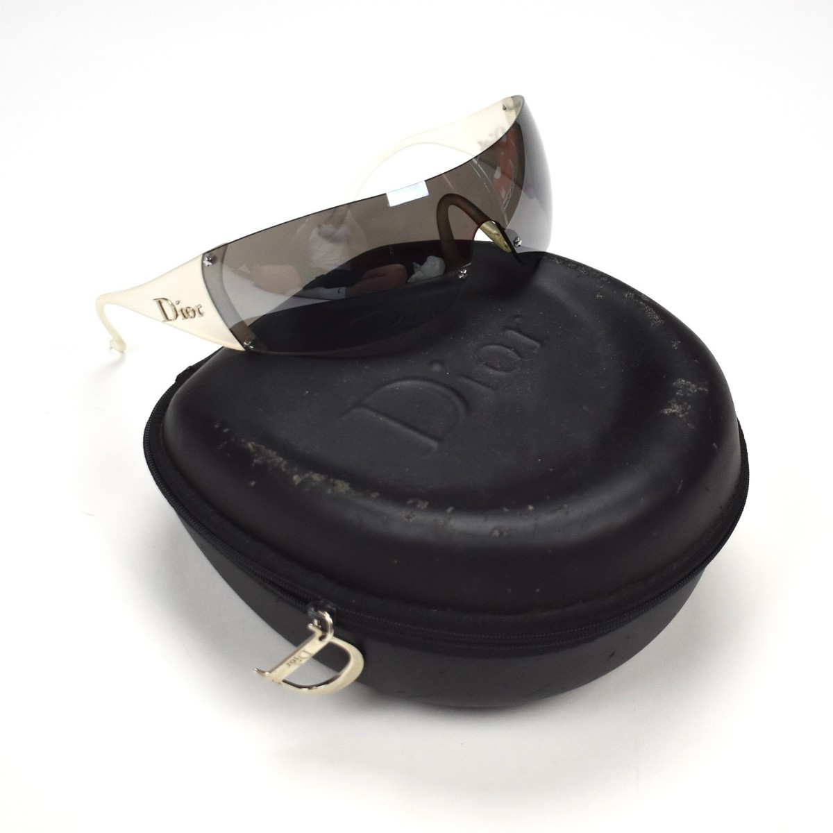 DIOR SKI 5 Vintage Shield Sunglasses John Galliano Y2K Women's
