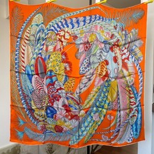 100 Pure Mulberry 43  Silk Scarf-Multicolour Extra Large Luxury Scarf/Shawl