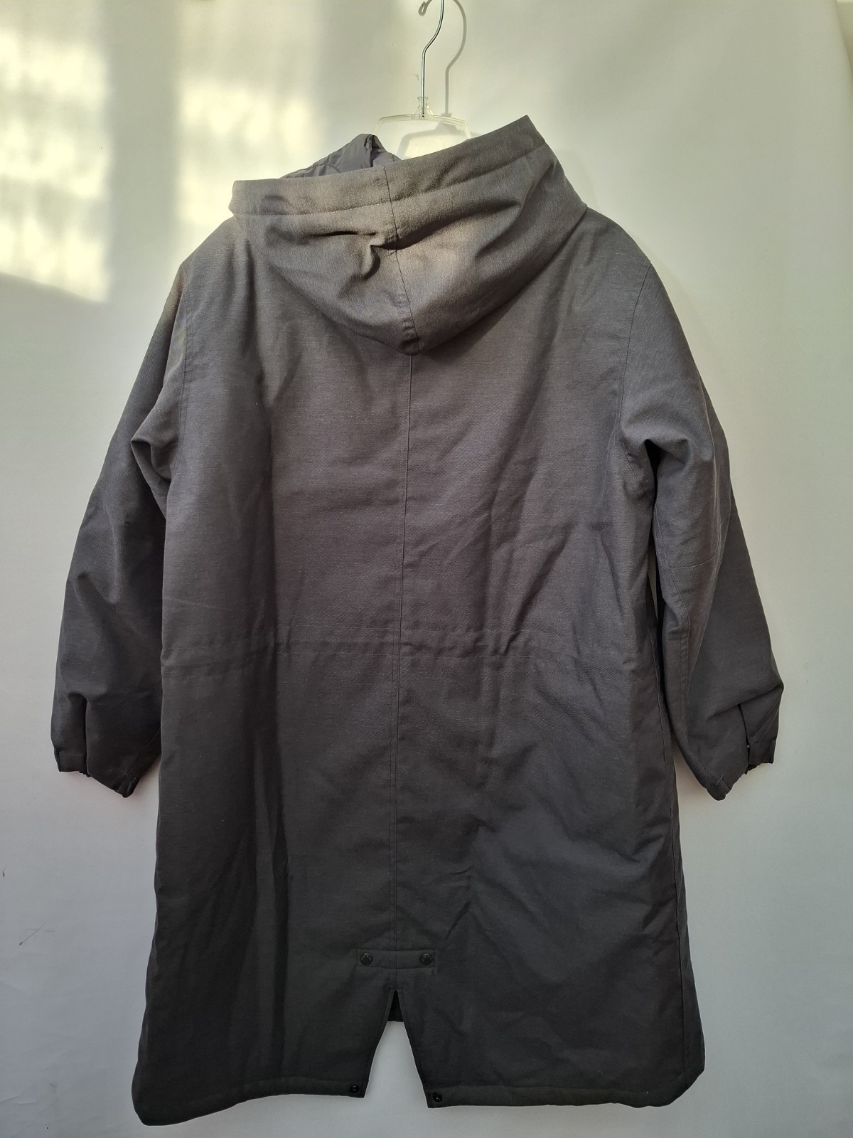 UNIQLO ENGINEERING GARMENT MENS DARK GREY OVERSIZED COAT SIZE S RRP£149.99 image 5