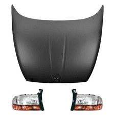 For Dodge Durango 98-03 3-piece Kit Driver And Passenger Side Headlights Hood For Dodge Durango 98-03 3-piece Kit Driver And Passenger Side Headlights Hood