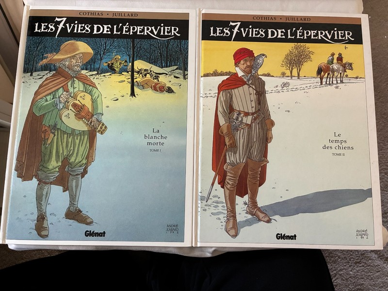 Complete 1992 LES 7 VIES DE L'EPERVIER Vol. 1-7  Glenat editions-excellent!