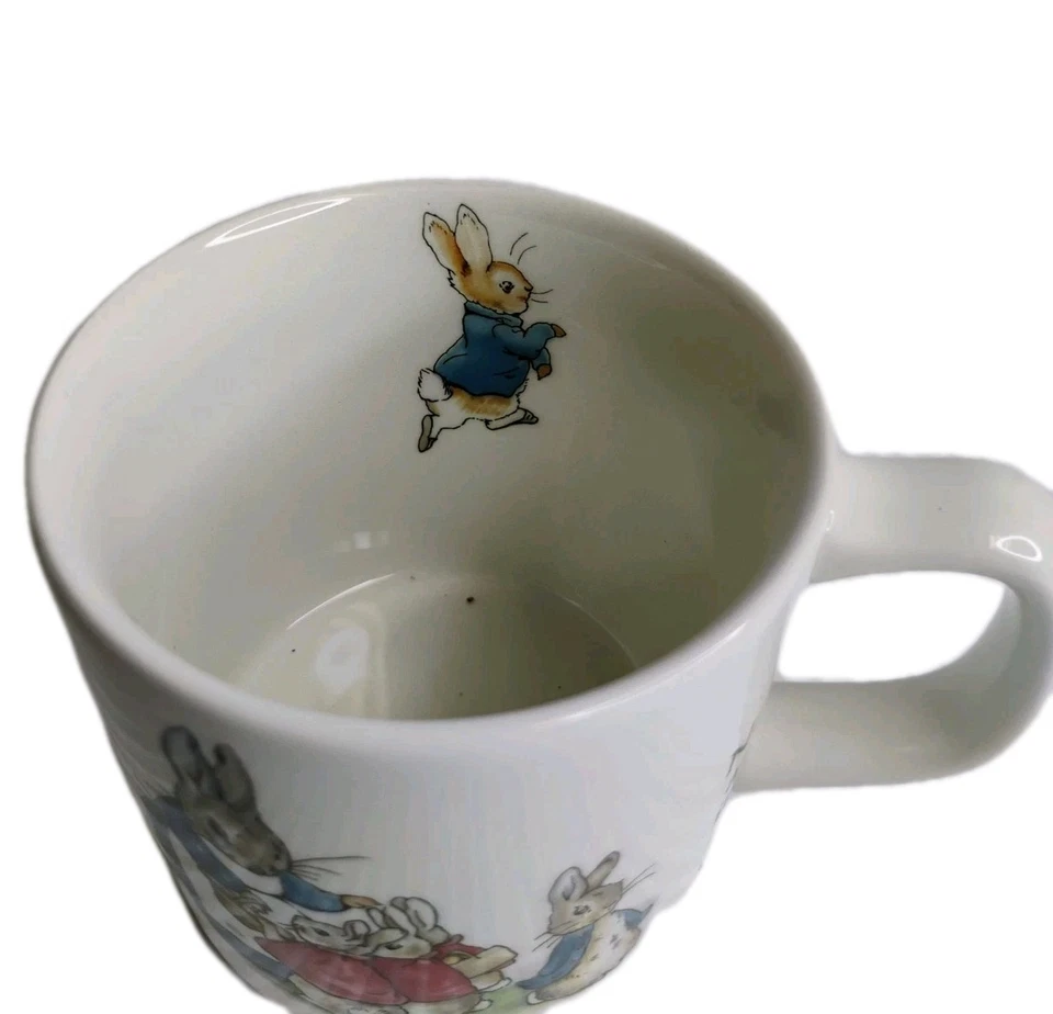 Peter Rabbit Nursery by Wedgwood Mug Cup 3” Beatrix Potter Designs - Image 4 of 4