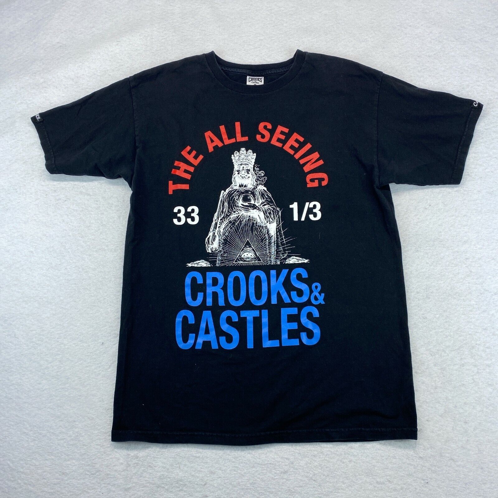 Crooks & Castles Men's size Medium T Shirt The All Seeing