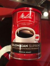 MELITTA COLOMBIAN SUPREME MEDIUM ROAST GROUND COFFEE 11OZ