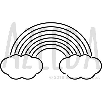 a3 rainbow wall stencil template ws00019646 ebay rainbow stencil