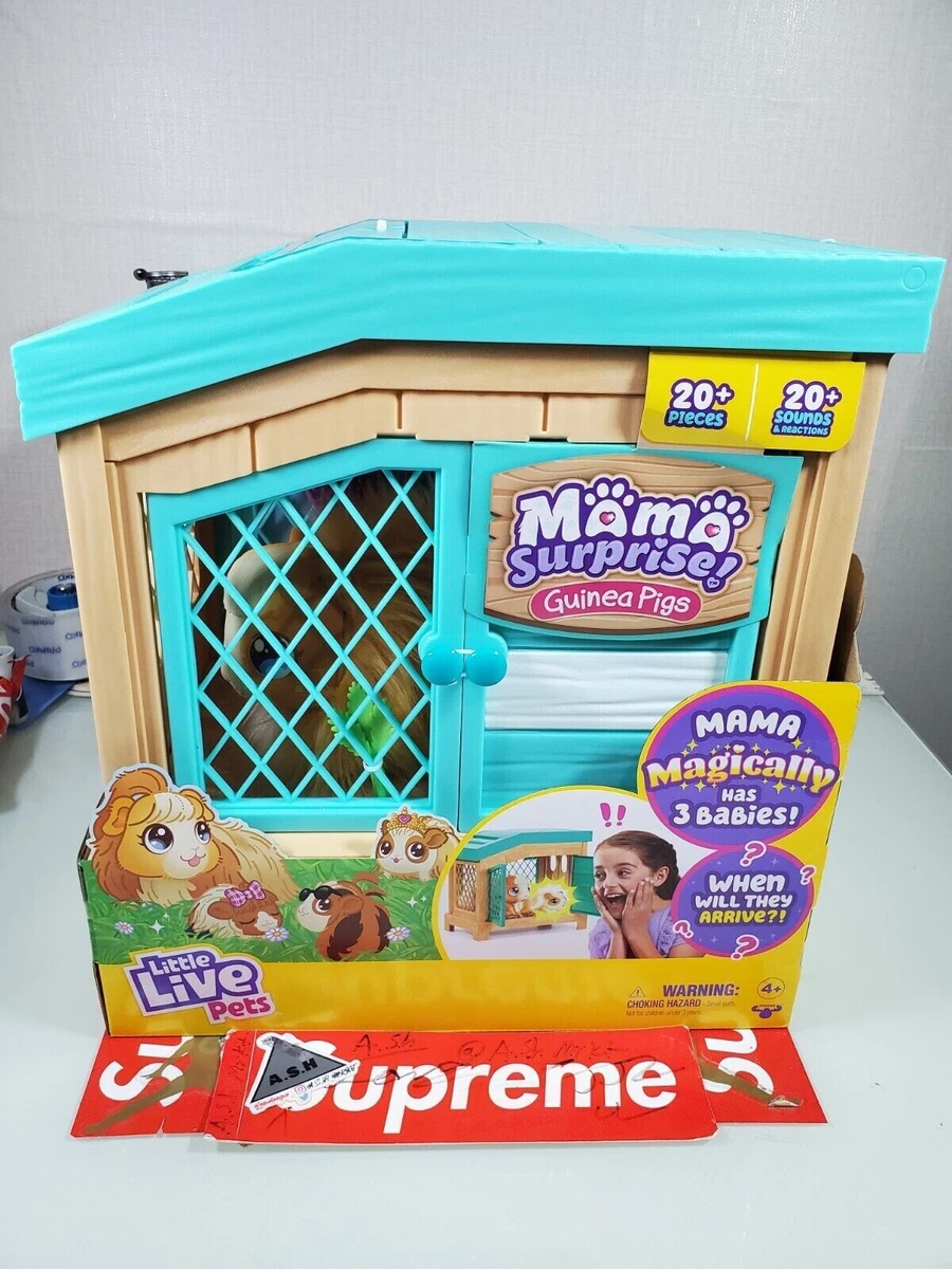 Little Live Pets Mama Surprise Soft Interactive Mama Guinea Pig Hutch  🔥✓SHIP✓🔥