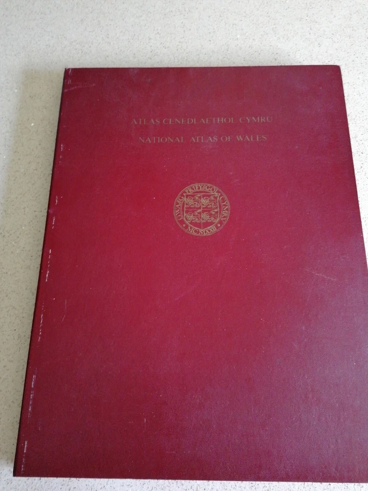 NATIONAL ATLAS OF WALES - CENEDLAETHOL CYMRU 43 LARGE DOUBLE PAGE COL MAPS  1989 - Image 2 of 4