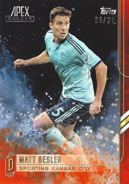2015 Topps Major League Soccer Apex Base Card /25 Parallel Different Variations - Image 2 of 4