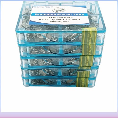 2 scatole tubo buccale ortodontico dentale 1° 2° Molare Roth MBT 022 base rete - Foto 12 di 15
