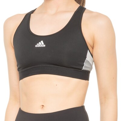 ADIDAS Sports Training Bra Black Size Small Bust 33-35