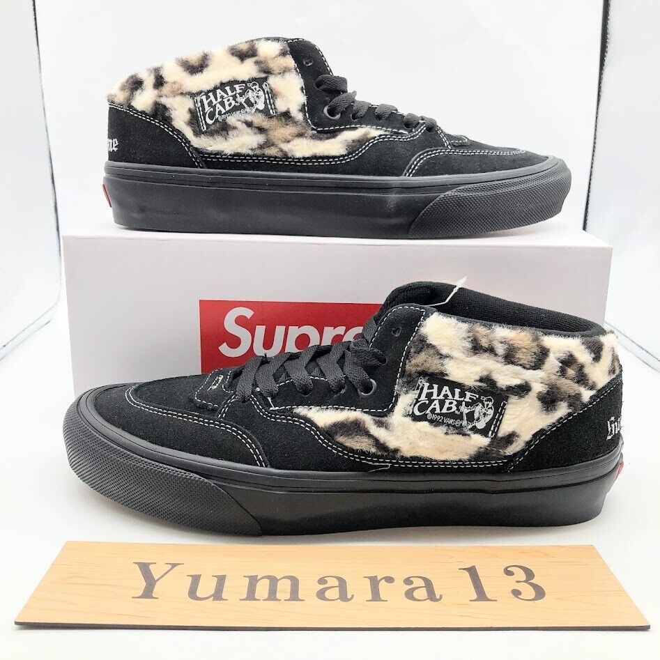 Supreme x Vans Leopard Half Cab FW23 3colors Black Navy Supreme x Vans Leopard Half Cab FW23 3colors Black Navy