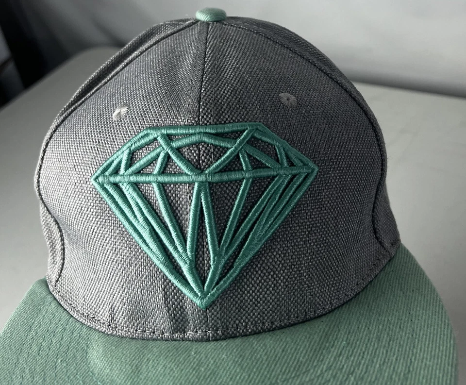 Diamond Supply Hat Cap Snapback Big Logo Surf Skateboard Made In USA - Image 3 of 4