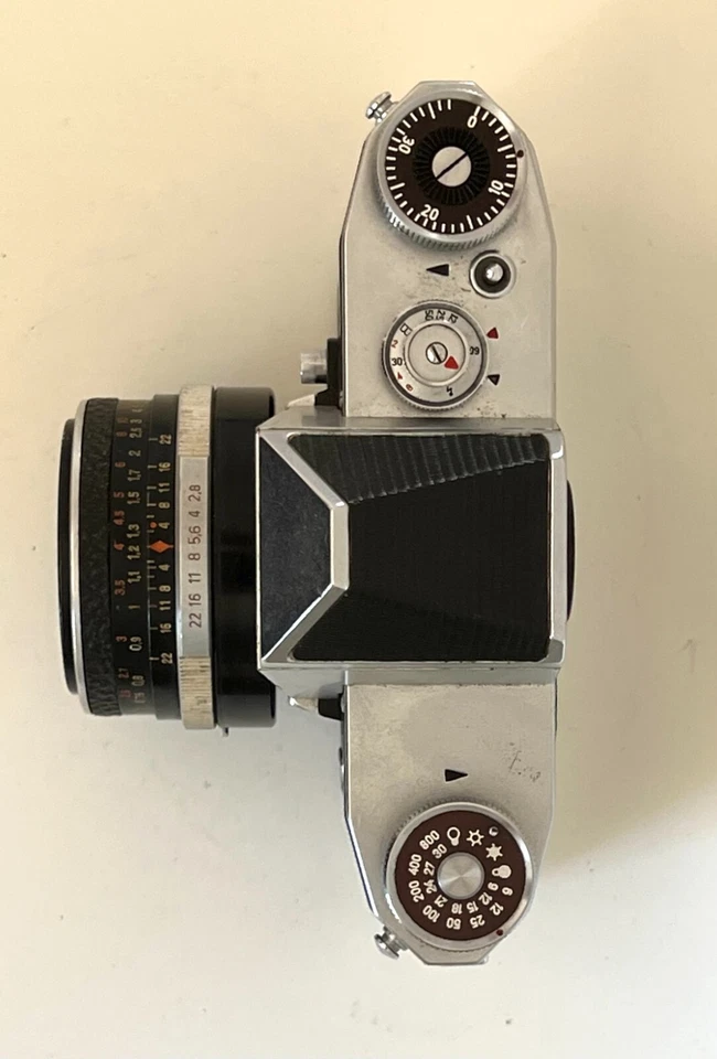 Objetivo Praxis VF, 35 mm SLR, Alemania Oriental, Carl Zeiss Jena Tessar f2,8 50 mm Foto 2 de 4