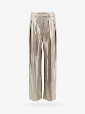 BRUNELLO CUCINELLI 2695$ Pants / Trousers - Pleated Metallic Twill