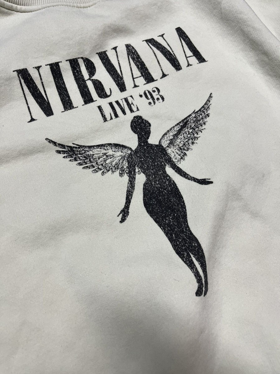 Nirvana 2023 official merch live '93 boxy heavy sweatshirt Nirvana 2023 official merch live '93 boxy heavy sweatshirt