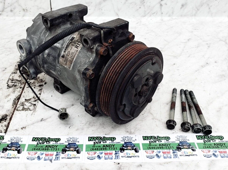Муфта компрессора переменного тока 1997-1998 Jeep Wrangler TJ 2.5 4.0 SANDEN 4691 55037205AB - Изображение 2 из 4