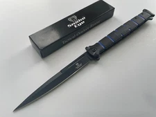 Snake Eye SE-1265BL Huge Assisted Open Stiletto Pocket Knife Dagger 11.25"