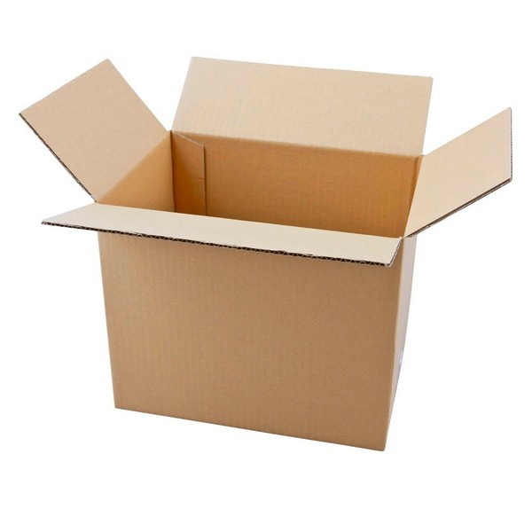 20 Faltkartons 1-Wellig 31,5 X 22,5 X 26,7Cm Versandkarton Faltschachtel - Braun-image