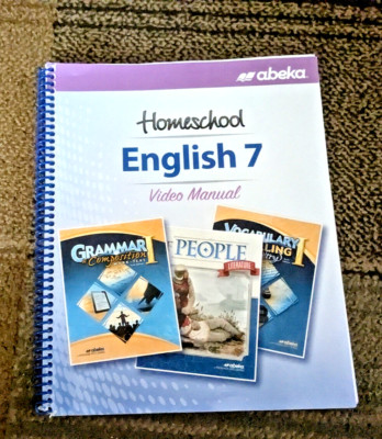 Abeka World English 7 Video Manual Grade 7 Homeschool Teaching 2019 ...