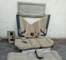 alfa 147 sedili posteriori avana marrone beige velluto pannelli bracciolo caffè