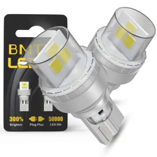 2X BMTxms 921 912 LED Reverse Back up Light Bulb 6000K Super White T15