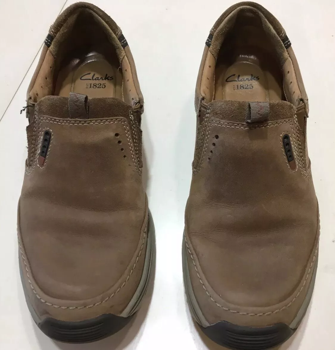 Clarks Men's Air Vent Leather On Shoes 13291 Sz 7.5 - EUC | eBay