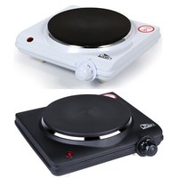 Uten Hot Plate Electric Kitchen Cooker Single Portable Table Top Stove Hob 1250W