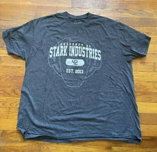 Property Of Stark Industries T-Shirt 2XL Tony Stark Ironman3