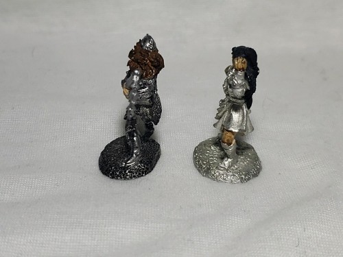 Reaper Minatures Pewter Metal Murial the Just & Jade Star Monk Figurine 1997 - Picture 4 of 7