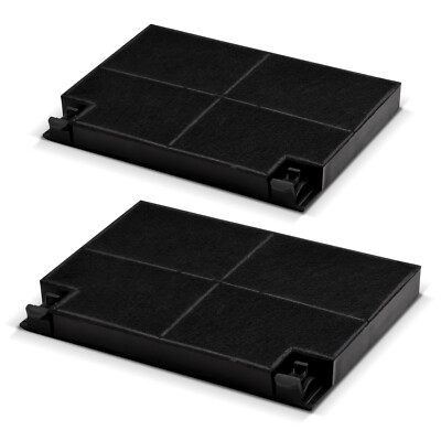 Kohlefilter Set 2x passend wie Zanussi 902979355/2 EFF70 für Dunstabzugshaube