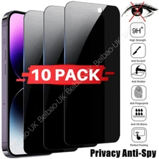 10PCS Lot For iPhone 14 Pro Max Privacy Anti Spy Tempered Glass Screen Protector