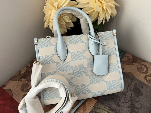 MICHAEL KORS MIRELLA SMALL SATCHEL CROSSBODY BAG + Wallet Set NEW - Picture 3 of 7